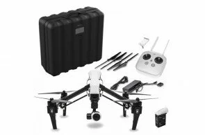 DJI Inspire 1 Drone, Case, Props, 16gb MicroSD, ND Filter, Harness