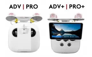 Phantom 4 ADV/+ & PRO/+ (Plus) Dual Helical Antenna Modification Remote Upgrade (Add-On Upgrade Only)