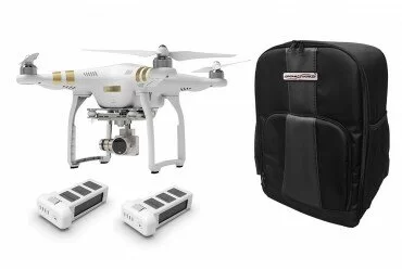Phantom 3 Professional with Extra Battery & Compact Backpack