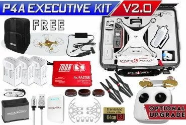 DJI Phantom 4 Advanced Executive Kit V2.0 w/ Nanuk 950 Wheeled Case, 3 Batteries, Thor Charger, CF Props & Guards, Filters, 64GB Card & More