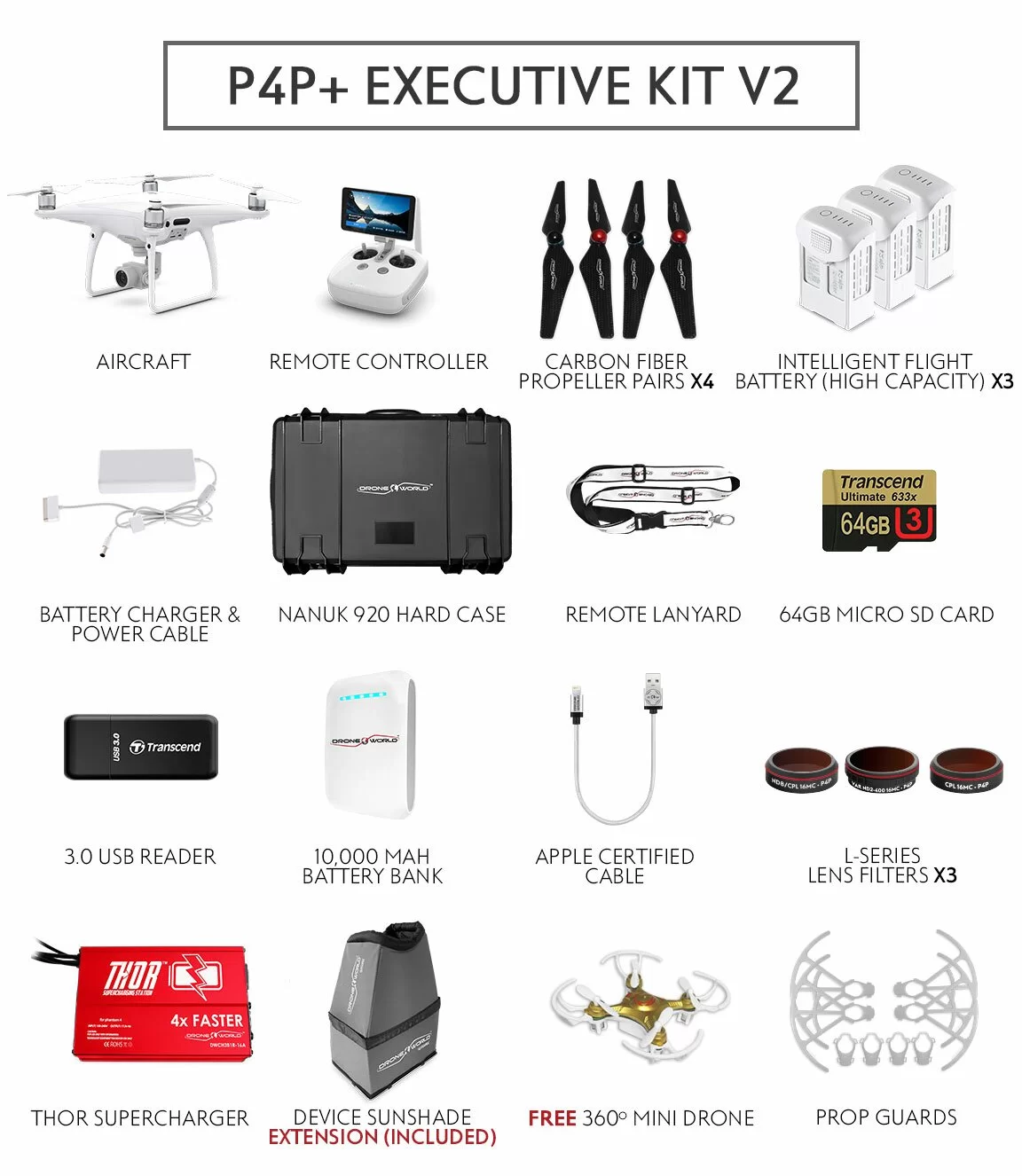 Executive Kit What's Included / Whats in the Box
